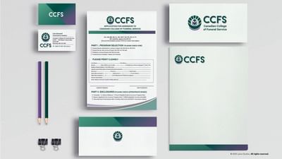 Canadian College of Funeral Services - Rebrand & Website - Grafische Identität