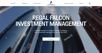 Regal Falcon Investment Management website development - Creación de Sitios Web