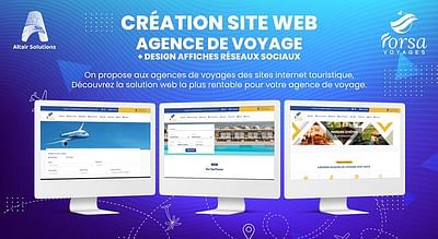 Site web d'agence de voyage - Webanwendung
