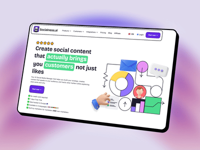 Lancement Socialness.ai - Création du site web - SEO - GEO IA - Création de site internet