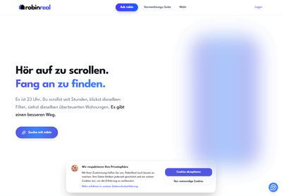 RobinReal — AI-Guided Rental Search Platform - Künstliche Intelligenz