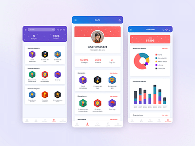 Charity mobile app - App móvil