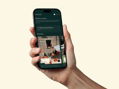 TheChefClub | Desarrollo de webapp - Création de site internet
