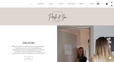 Website Perle d'Im - Création de site internet