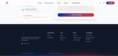 Community Tracking & Youth Leadership Platform - Création de site internet