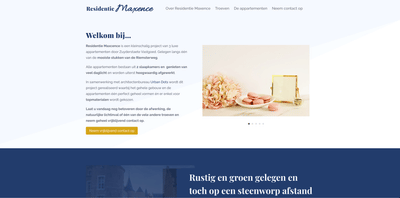 Residentie Maxence - Website Creatie
