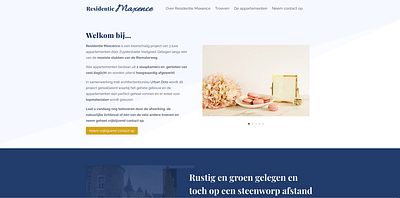 Residentie Maxence - Création de site internet