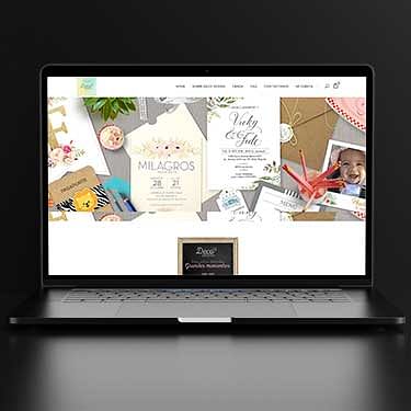 Página web para empresa de Arte y artesanía - Création de site internet
