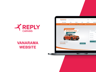 Vanarama website - Ergonomy (UX/UI)