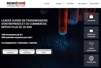 Sites Web du groupe remicom - Cybersécurité
