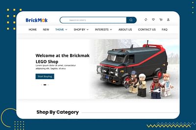 Lego E-commerce Website Development - E-commerce