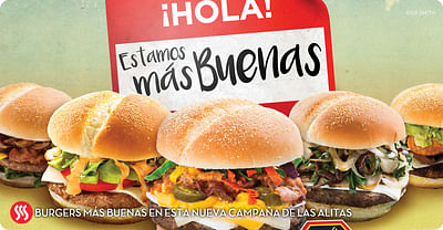 Las Alitas Nuevas Burgers - Werbung