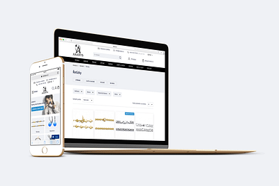 E-shop Aranys - Webseitengestaltung