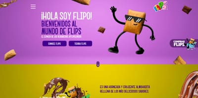Pagina Web Flips Colombia - Webseitengestaltung