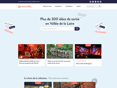 Refonte du 1er site touristique du Val de Loire - Webseitengestaltung