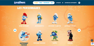Les Schtroumpfs - B2C Website - E-commerce