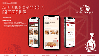 Moulins Bourgeois | App IOS & Android [REACT] - Application mobile