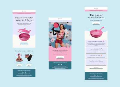 LYNNEE COOKWEAR - Custom Shopify & Email Marketing - E-commerce
