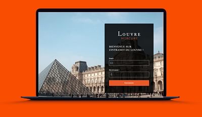 Musée du Louvre I Intranet - Website Creation