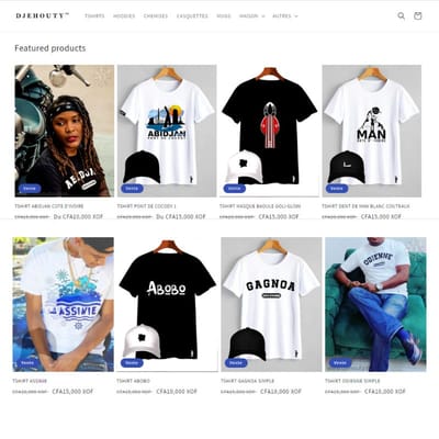 Djehouty Store - Website Creation