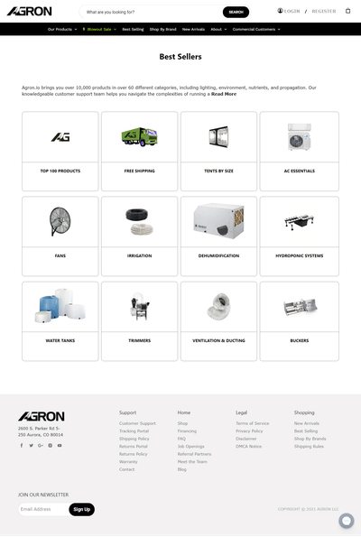 Shopify Plus eCommerce Webstore - Creación de Sitios Web