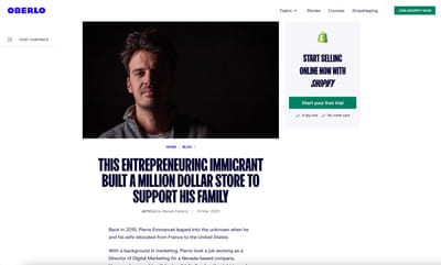 Dropshipping business with Shopify - Publicité en ligne