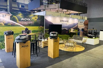 Dreame & MOVA beursstand - Design & graphisme