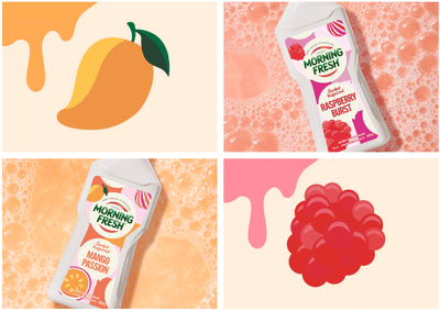 Morning Fresh Sorbet Range - Branding & Positionering
