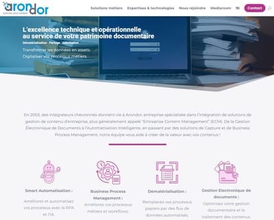 hébergement, maintenance et gestion du site web - Website Administration