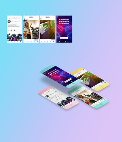 Redes sociales para academia de música - Social Media