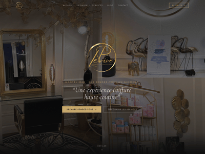 Création site web Le Prive Coiffeur (vitrine essential) - Website Creation