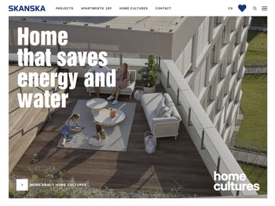 Reality Skanska - Création de site internet