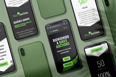 BIKES AUCTIONS (Subastas Online) - Web & Branding. - Webseitengestaltung