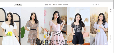 Candice Dressing Ecommerce Project - Website Creation
