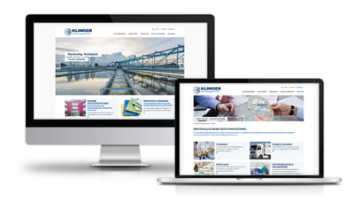 Klinger - weltweiter Webrelaunch - Web Application