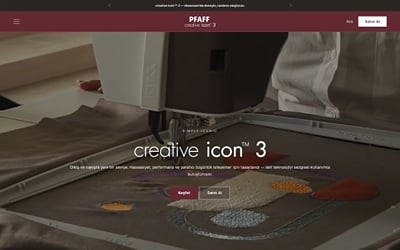 PFAFF creative icon 3: single-product Shopify site - E-commerce