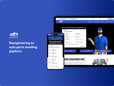 Used Engines - Mobile App