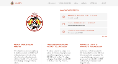 Website K.N.K.S.V. - Création de site internet