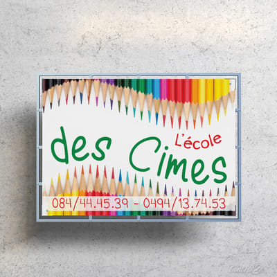 Réalisation d'un panneau - Design & graphisme