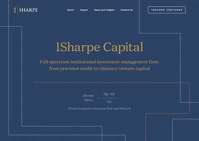 New websites for an institutional investment giant - Branding & Positionering