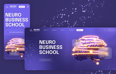 NBS Business school - Webseitengestaltung