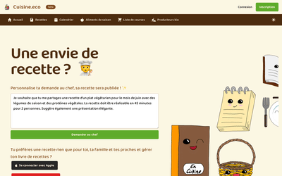 Cuisine.eco - Développement de Logiciel