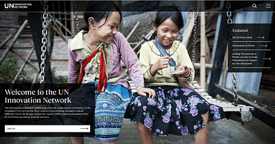 United Nations Innovation Network Web Design - Website Creatie