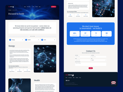 Web Design for a Life Sciences & Medical Investment Company - Ergonomie (UX/UI)