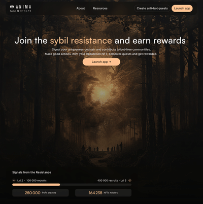 Anima - Création de site internet