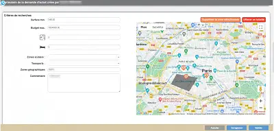 CRM immobilier - Développement de Logiciel
