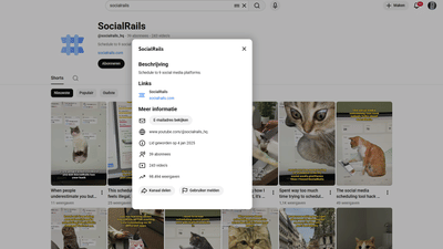 SocialRails Company Page - Marketing