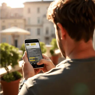 Les Halles de l'Habitat : Développement Appli Mobile et Site Intenet - Website Creation