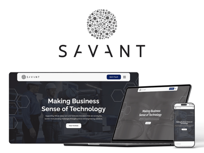 CI + Website Design for a Deep Tech Firm - Website Creatie