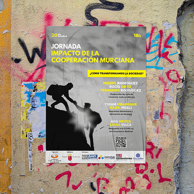 Cartel "Jornada Impacto" - ONGD Murcia - Réseaux sociaux